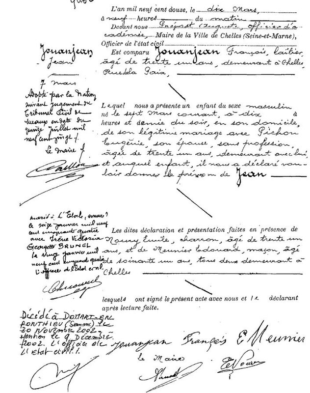 1912 N Chelles Jean Jouanjean