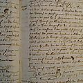A travers les archives : le registre de catholicité de 1668 à 1673