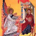 L'annonciation de la sainte vierge