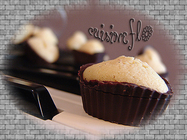  Bouchées aux deux chocolats de Cuisineflo 