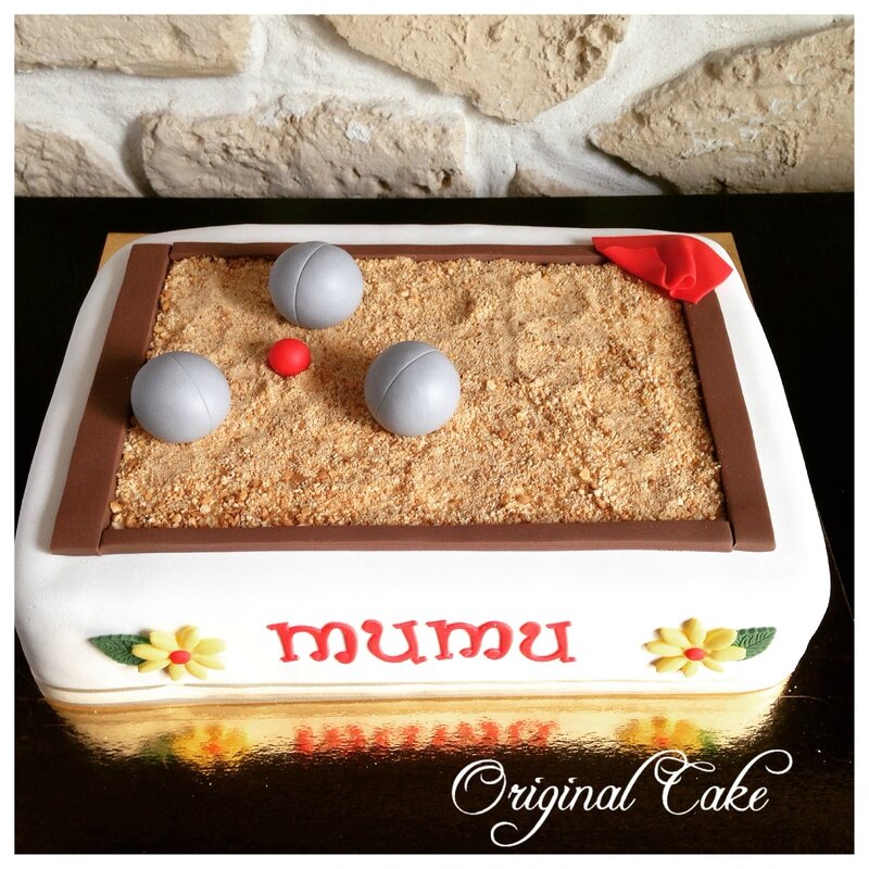 Gateau Theme Petanque Original Cake