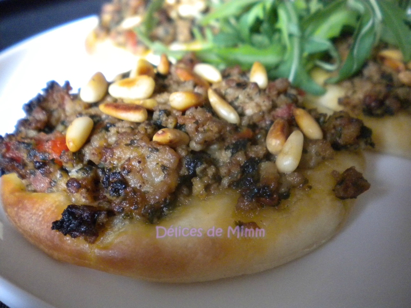Pizzas libanaises à la viande (Lahm bi ajin) 4