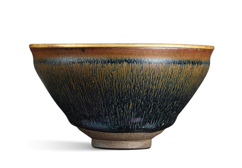 A rare heirloom Jian russet-streaked 'nogime temmoku' bowl, Southern Song dynasty(1127-1279)