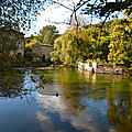 Fontaine-de-vaucluse : couleurs d'automne
