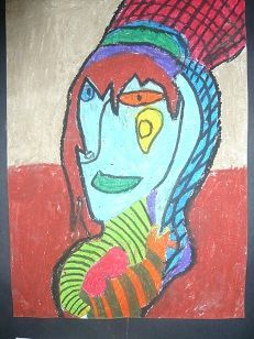 Art Visuel Le Cubisme Portrait Titicole