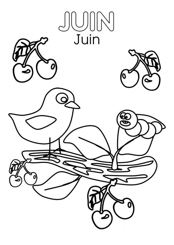 Coloriages juin  Assistante Maternelle Argenteuil  Orgemont