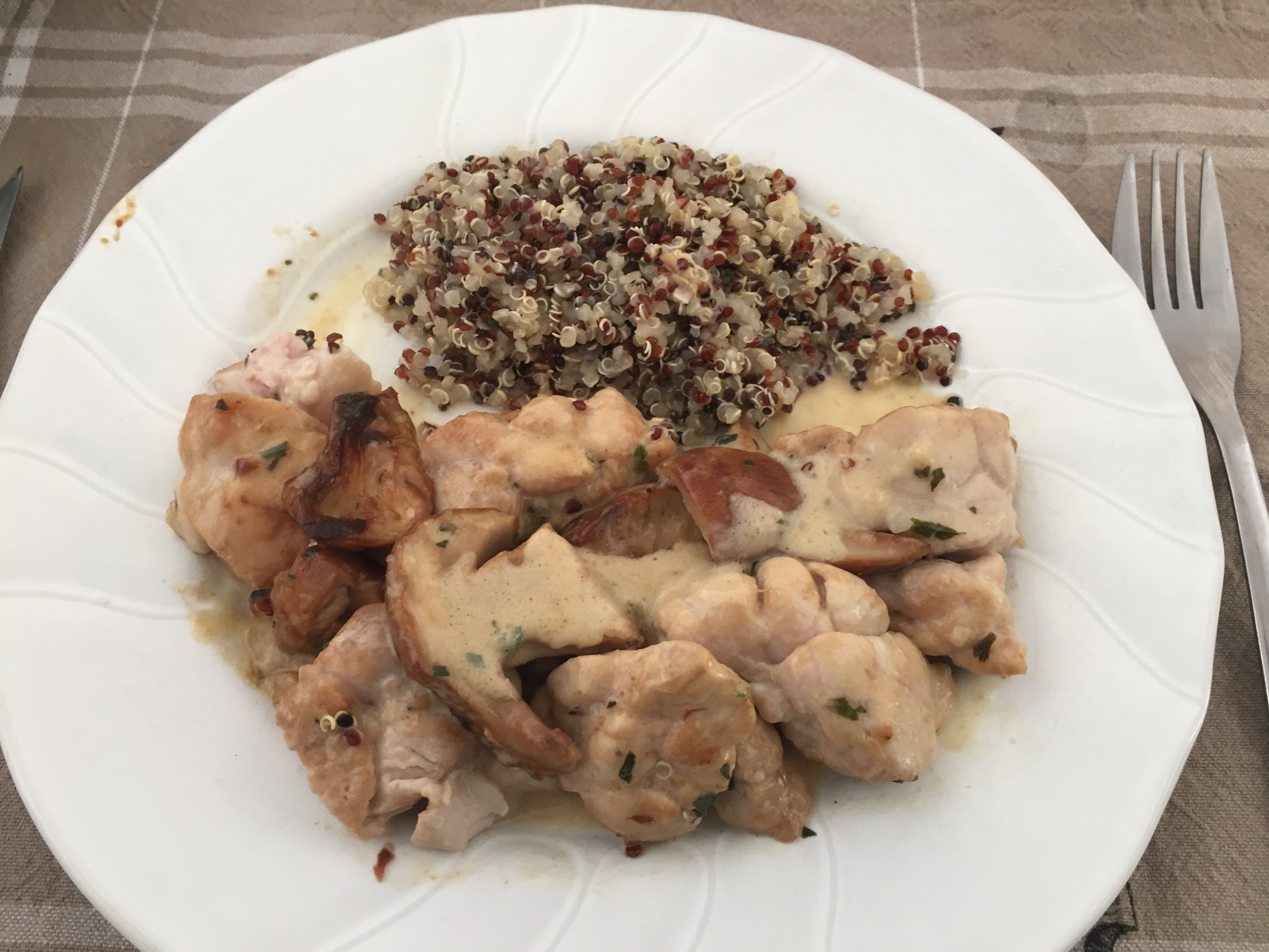 Ris de Veau aux cèpes La Cuisine de Mamie Tho