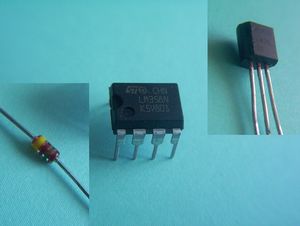 x 1 ou x 2 Capteur de température positive de précision LM35DZ 