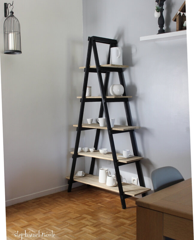 echelle deco etagere diy