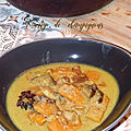 Curry de champignons & patates douces