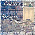 Challenge 1% rentrée littéraire 2014 - le bilan