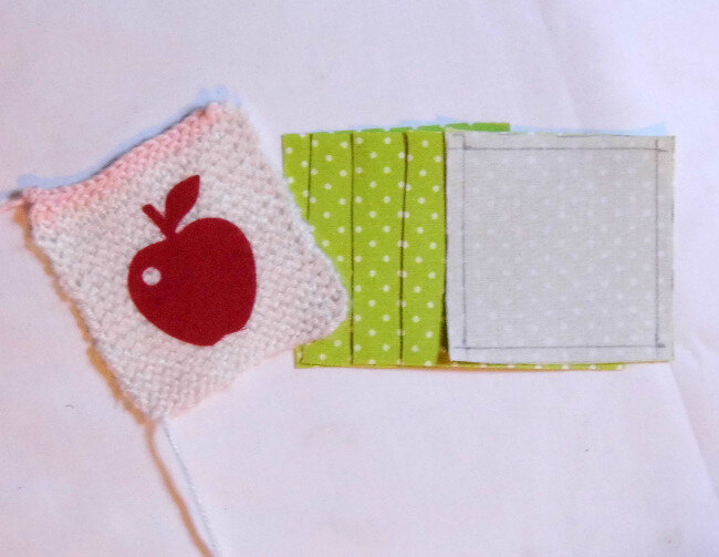Cube tissu et tricot 2