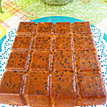 Moelleux au caramel et chocolat