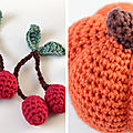 La marchande au crochet - tuto des glaces, bretzel, poire, pomme, cerises, etc !! #5