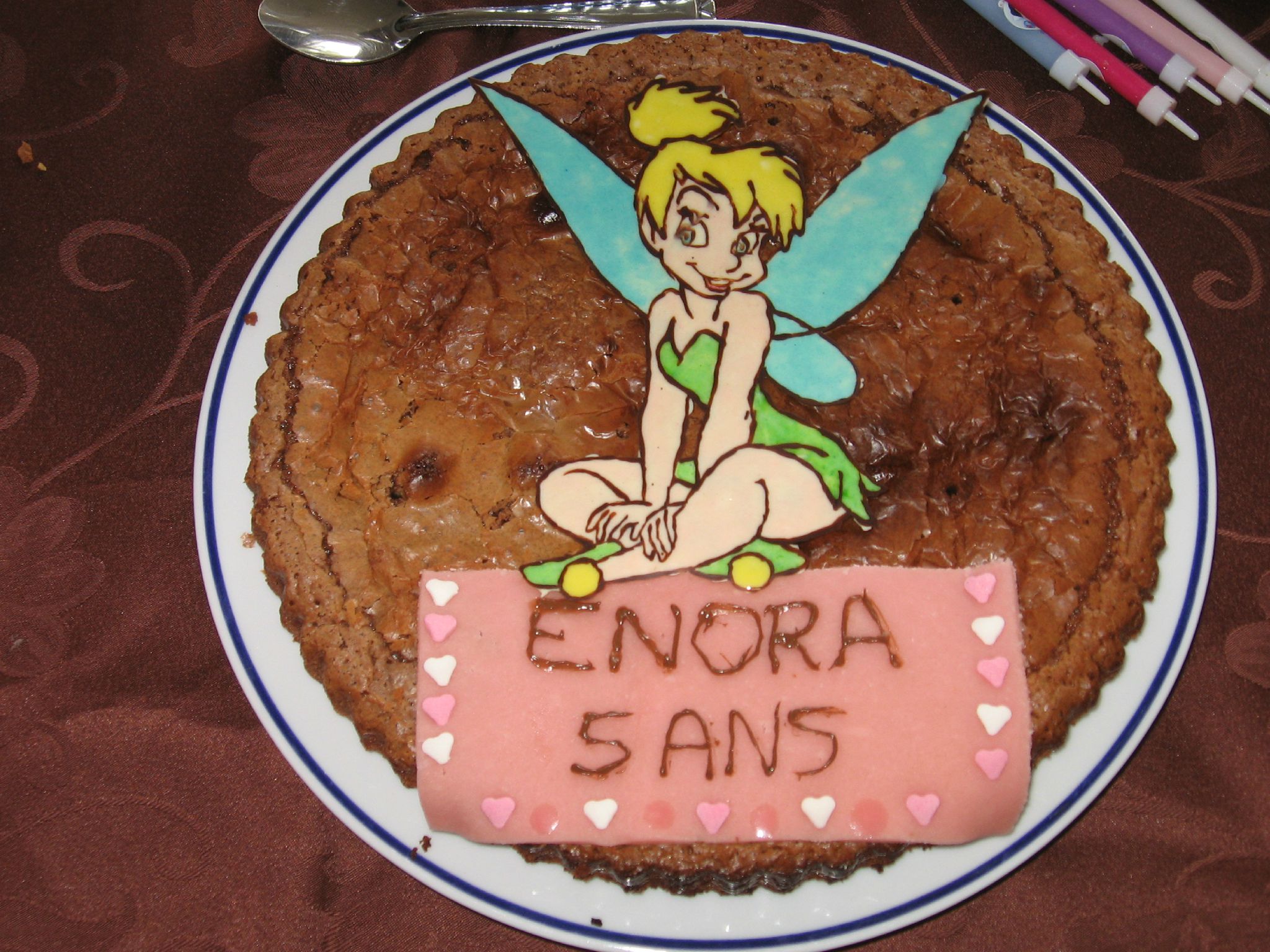 gâteau la fée clochette - Les gourmandises de la fée sucrette