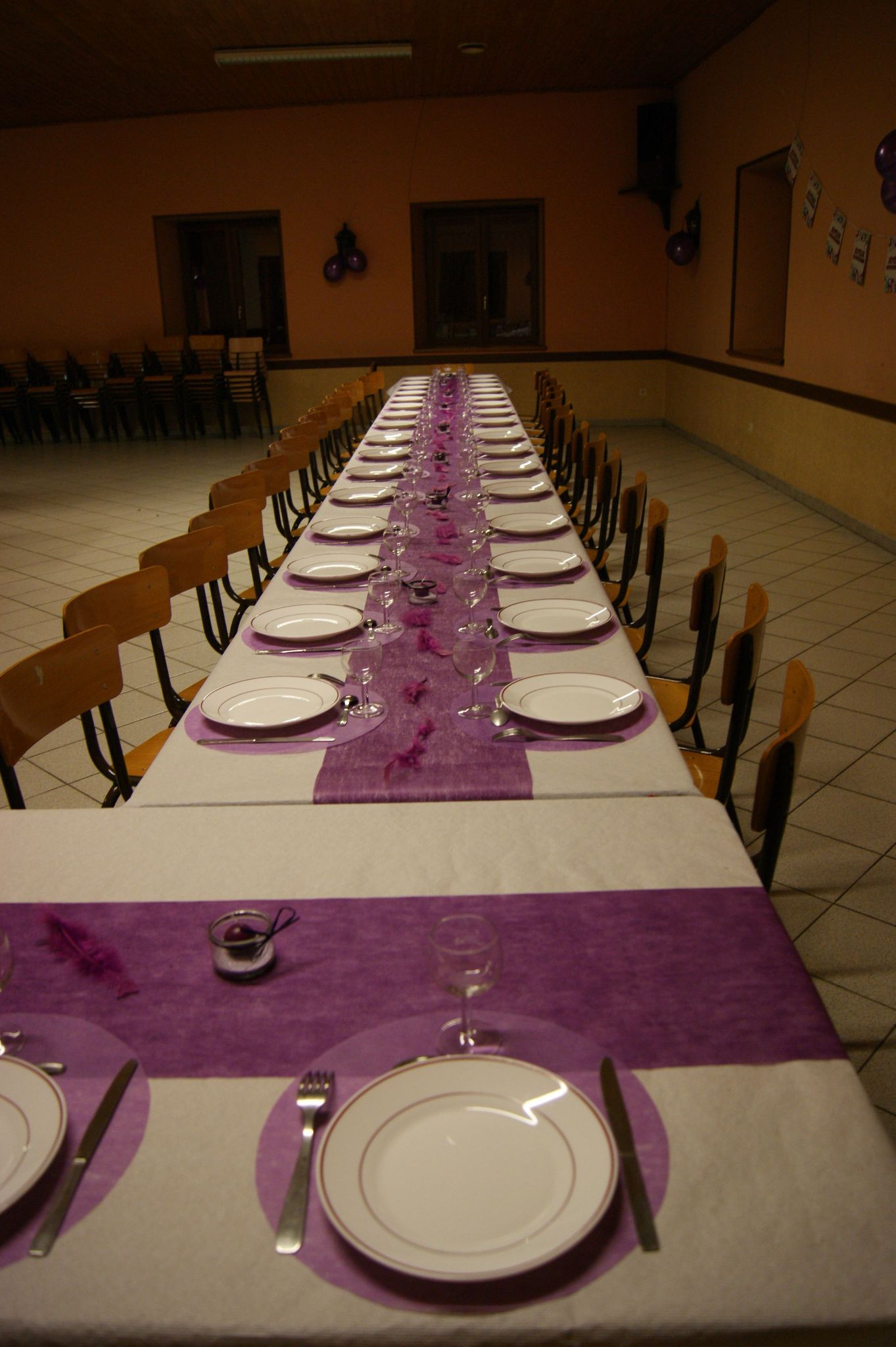 Décoration de salle pour un anniversaire... - Créations originales pour