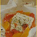 Papillote de cabillaud aux agrumes