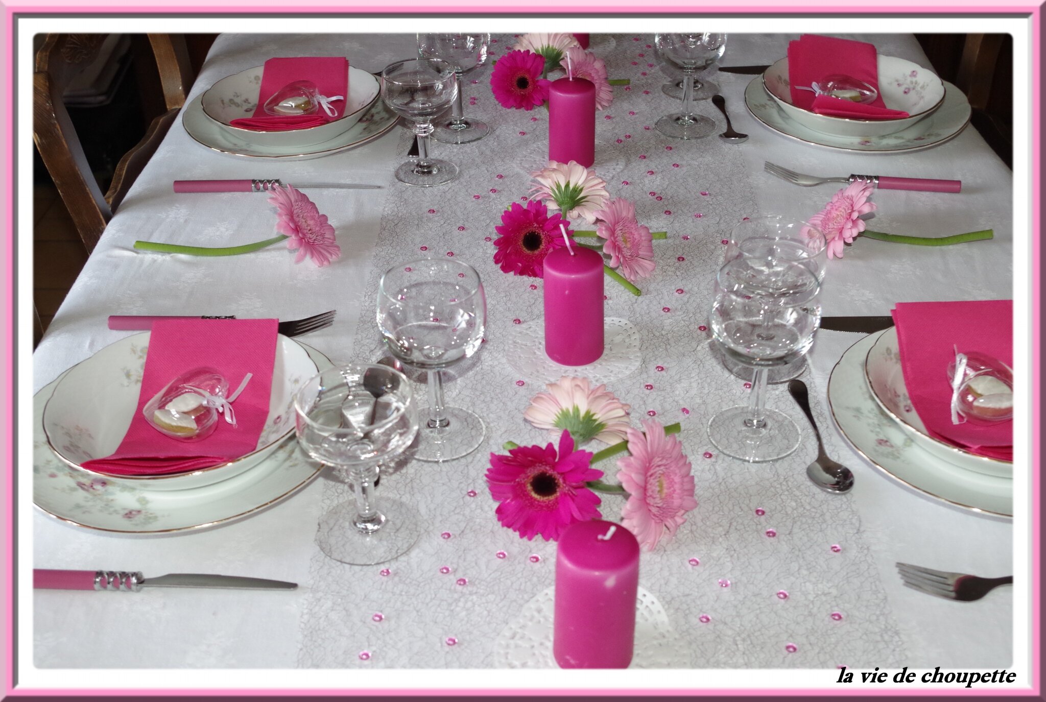 MA DECORATION DE TABLE FETE DES MERES 2015 - Quand Choupette et