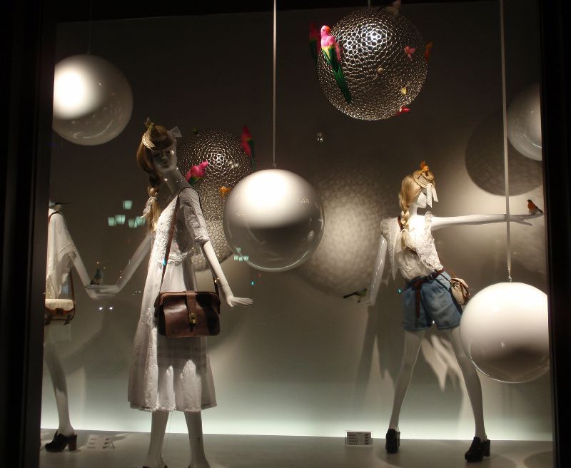 L'ART DE LA VITRINE - Sur un blog perché