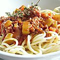 Spaghetti ragu'alla bolognese de Loloche