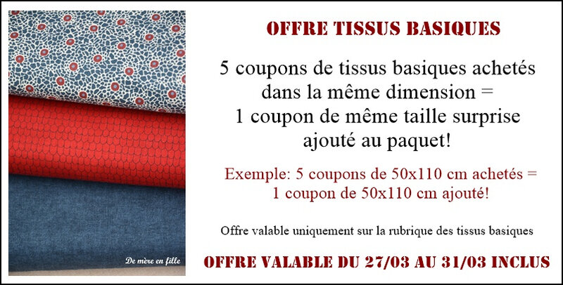 offre tissus basiques