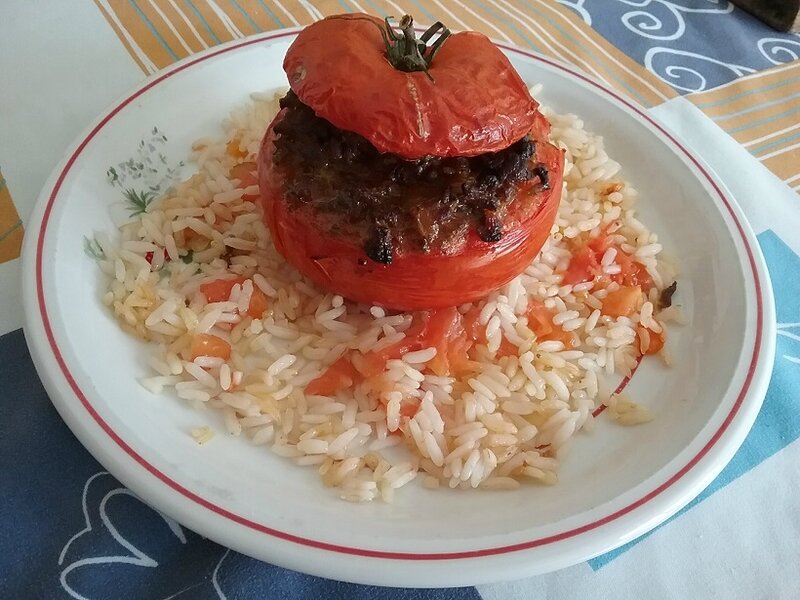 Tomates farcies au boeuf et au curry (1)