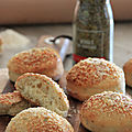 Petits pains aux herbes de provence et parmesan