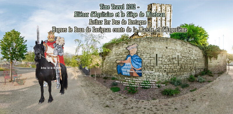 Time Travel 1202 – Aliénor d’Aquitaine et le Siège de Mirebeau - Arthur Ier Duc de Bretagne - Hugues le Brun de Lusignan comte de la Marche et d'Angoulême