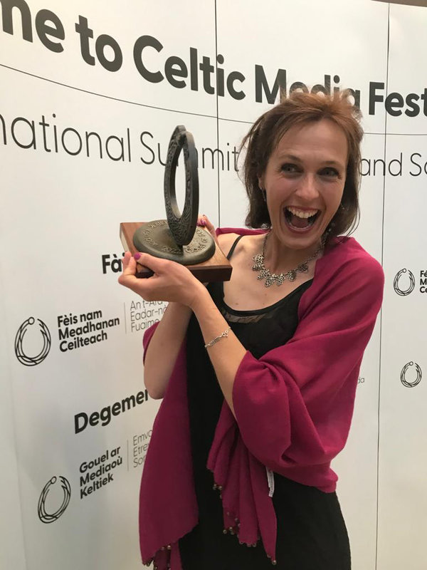 Goulwena an Henaff, prix du documentaire lors du Media Celtic Festival