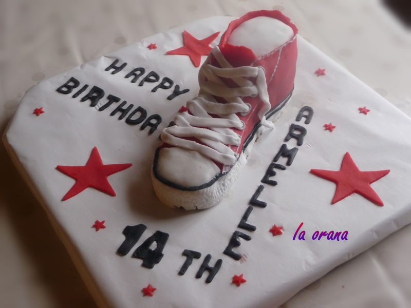 G teau chaussure Shoe cake Mes petits g teaux rigolos