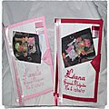 Protège carnet de santé PHOTO bébé jumelles