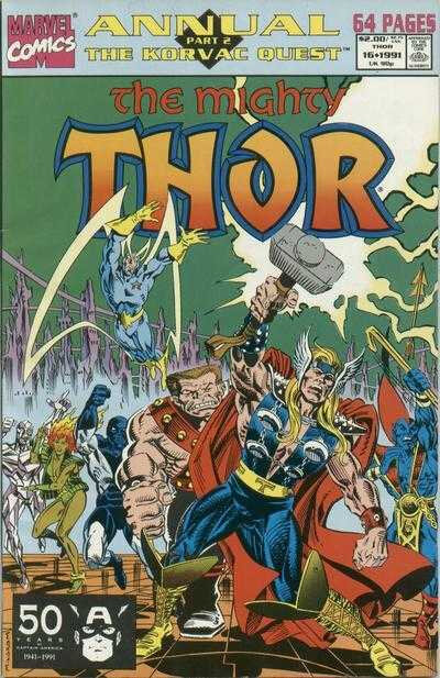 mighty thor 1966 annual 16 1991 korvac quest 2
