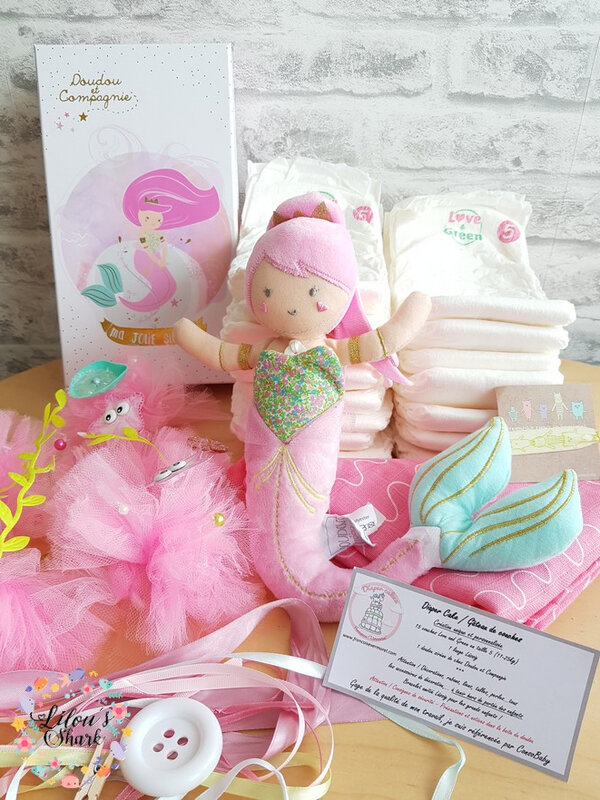 diaper cake mermaid francoise vermorel 18