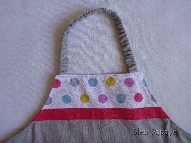 tablier enfant bavette grise BP