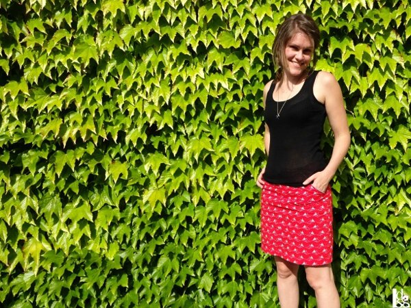 Jupe grainline studio le son desgrelots