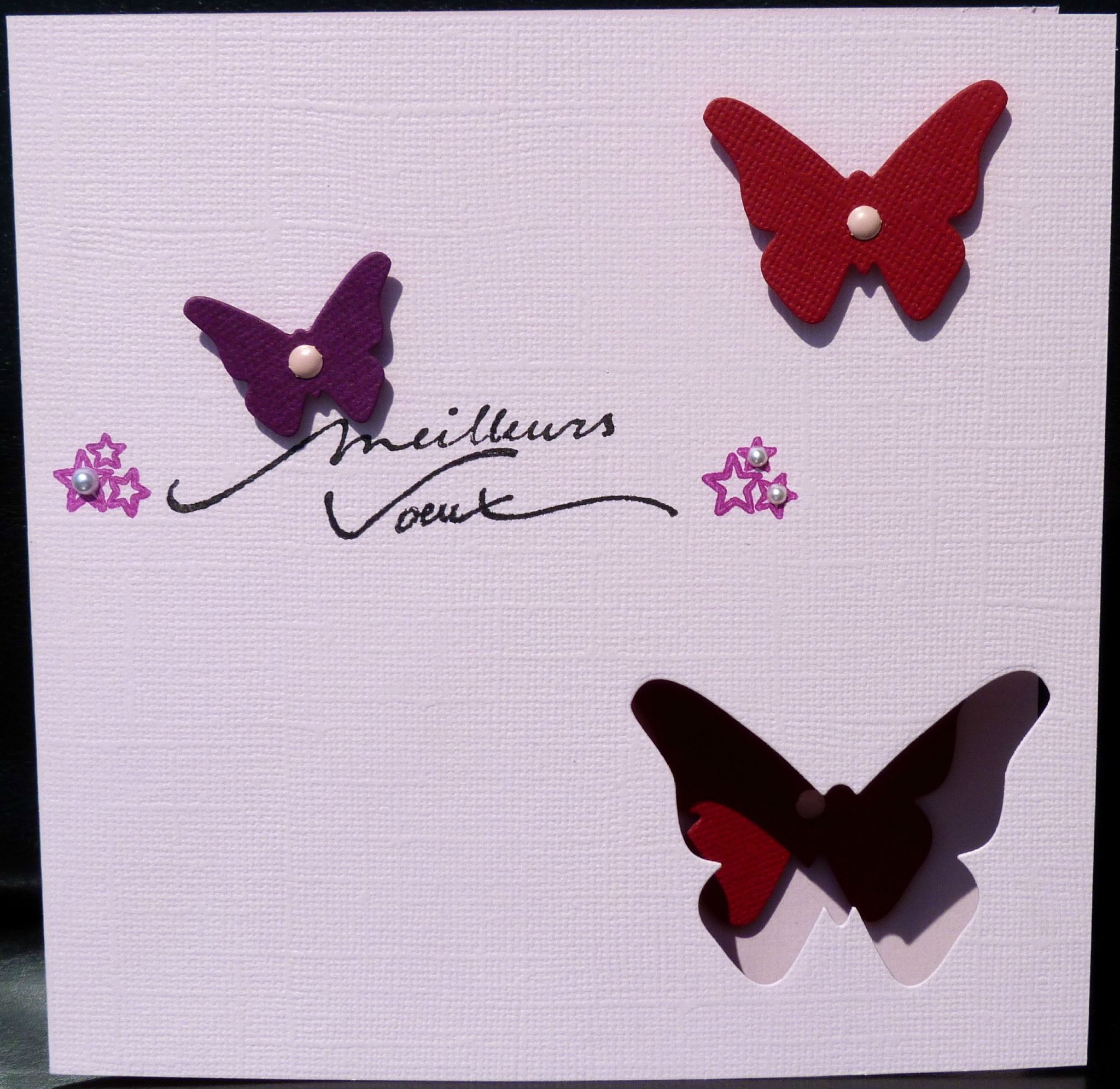 Carte de vœux for Sale avec l'œuvre « Sticker papillon vert olive