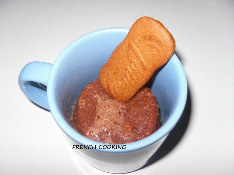 Mug cake aux spéculoos French Cooking