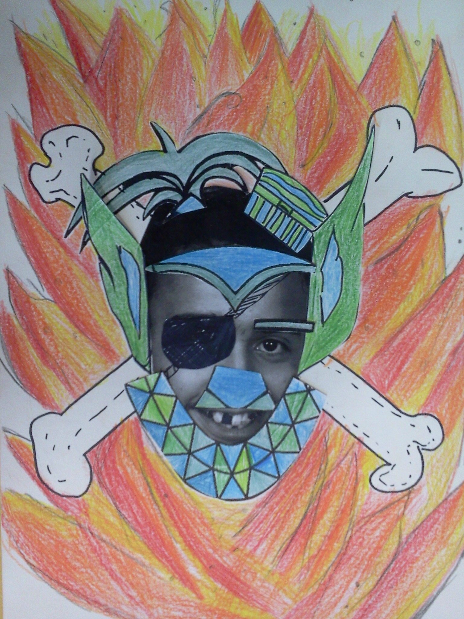 Autoportrait Exemple D Eleve De 3eme autoportrait niveau 3ème - créatif collège