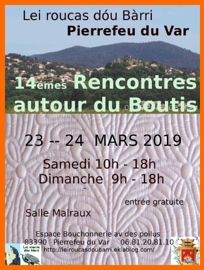 Boutis Pierrefeu Du Var 2019