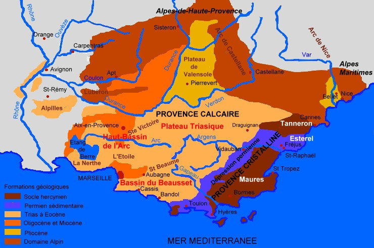 Carte-geologique-de-la-Provence-Michel-CRIVELLARO