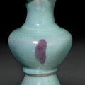 A rare Junyao foliate-rimmed vase, Song-Jin dynasty, 12th-13th century