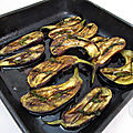 Aubergines acidulées à la menthe