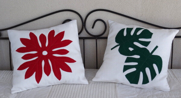 Coussins hawaïens