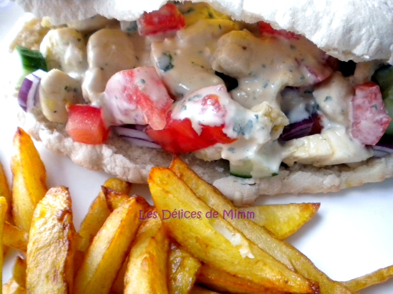 Chawarma de poulet à la libanaise, sauce tarator 3