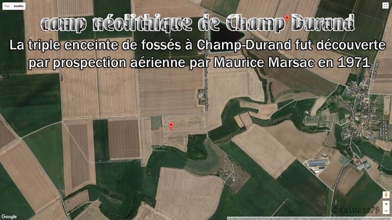 camp néolithique de Champ Durand - Nieul Sur L'Autise Vendée