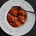 Boulettes de viande coeur de mozzarella 