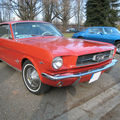 Ford mustang hardtop coupe 1965 orange 01