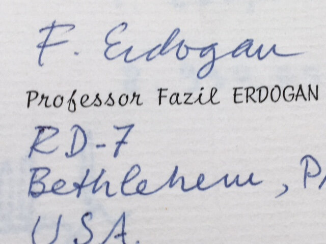 Décès du professeur Fazil Erdogan (1925-2015)