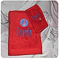 Serviette de toilette Personnalisée P