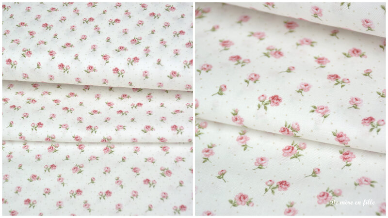 blanc petites roses
